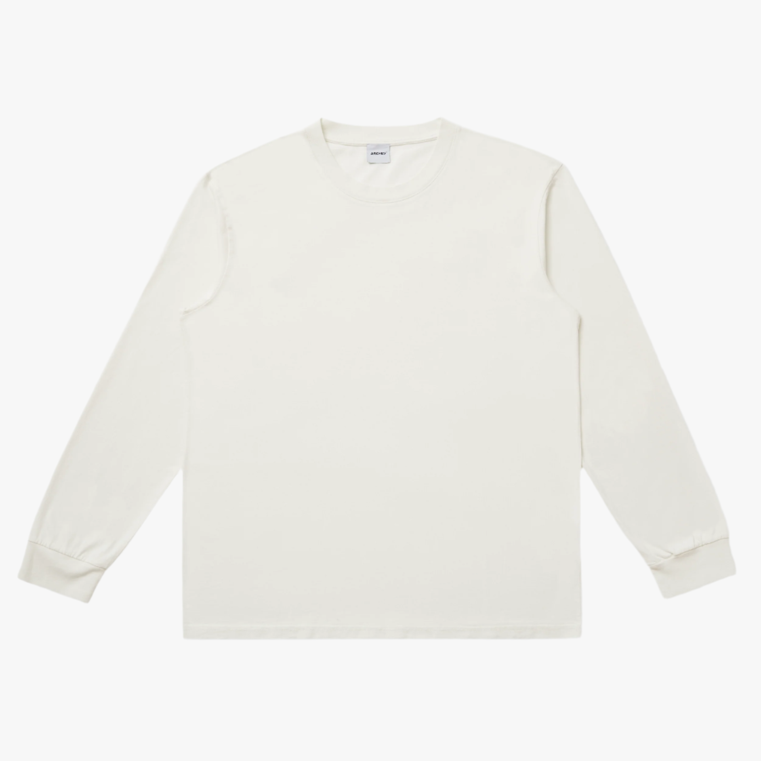 Long sleeve heavyweight blank t-shirt from ArchesGlobal.co, made in Europe.