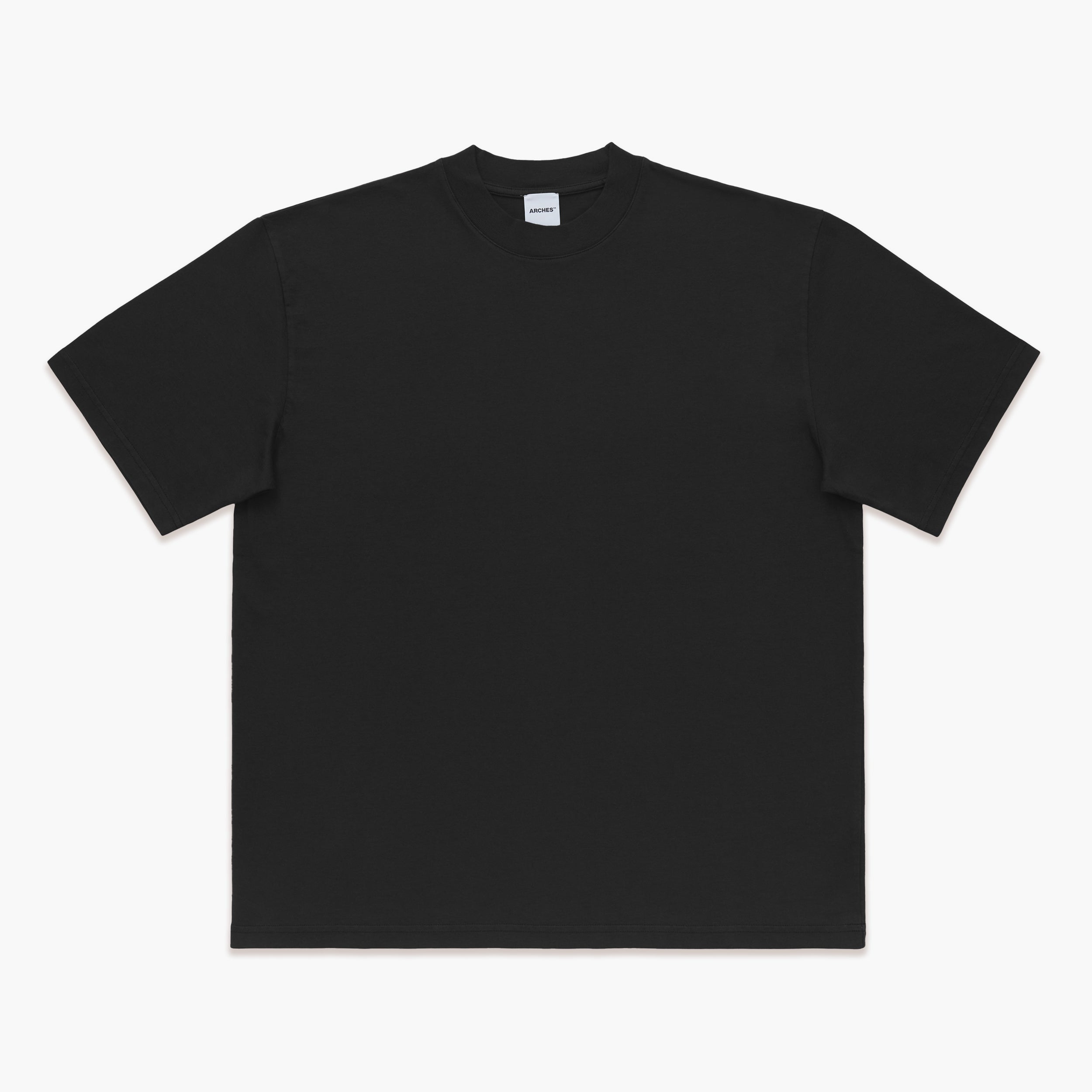 Oversized heavyweight blank t-shirt OSBK015 from ArchesGlobal.co, made in Portugal.