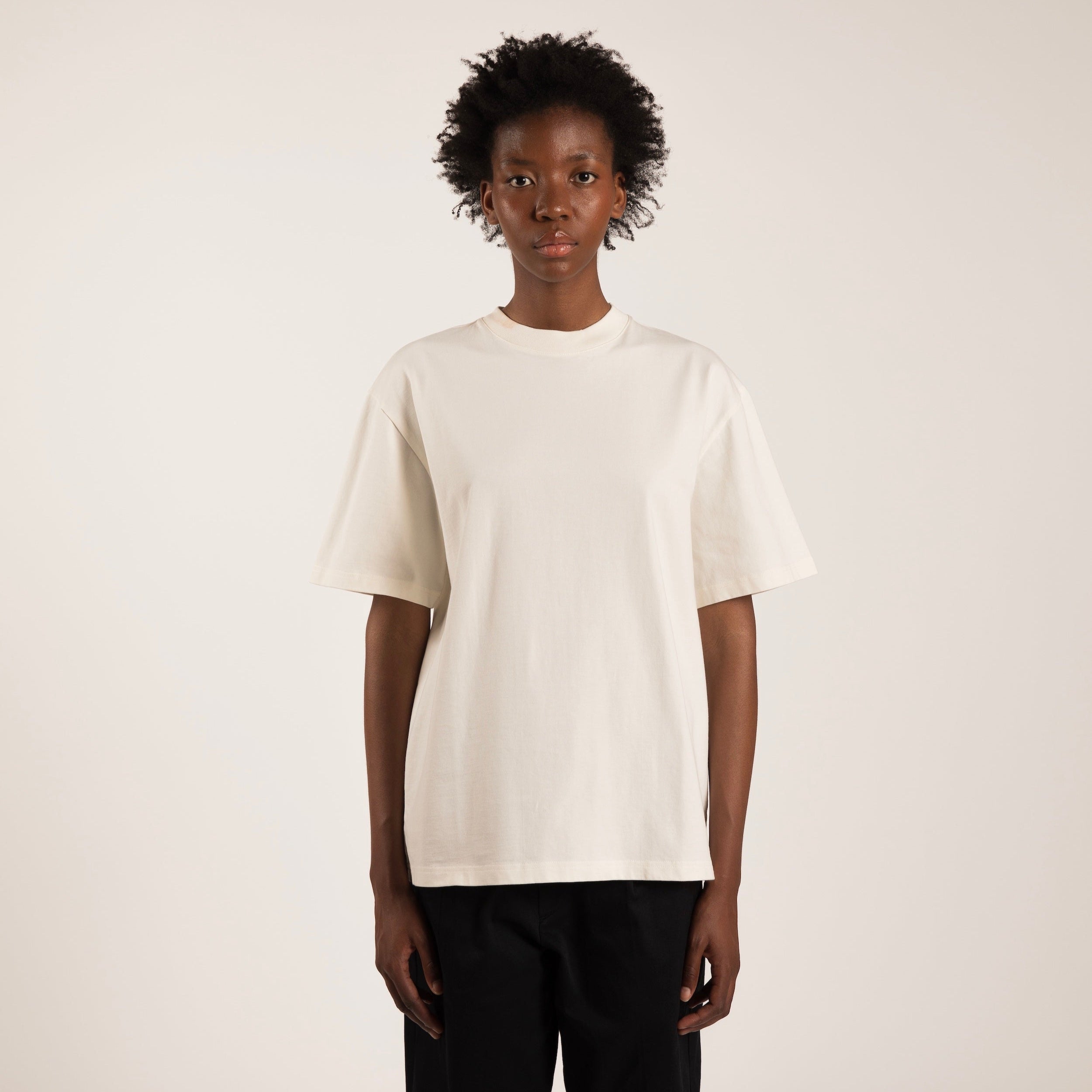 Oversized heavyweight blank t-shirt from ArchesGlobal.co, made in Portugal.